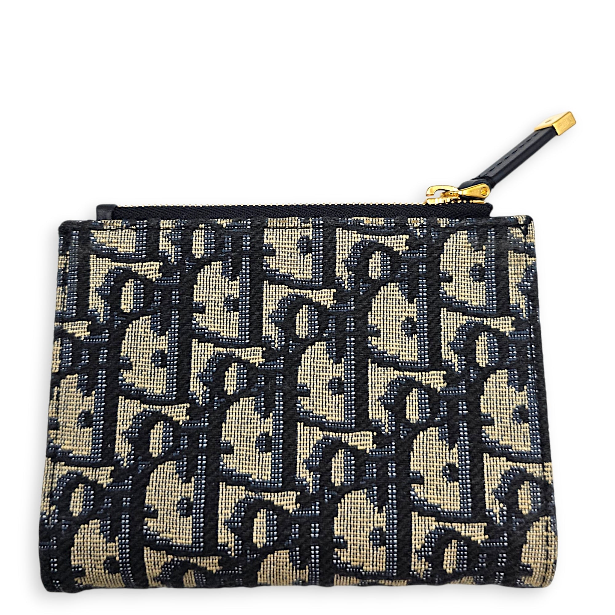 30 Montaigne Dahlia Blue Wallet in Canvas Gold hardware CL2608-22785 2