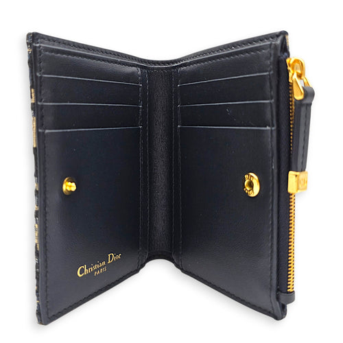 30 Montaigne Dahlia Blue Wallet in Canvas Gold hardware CL2608-22785 6