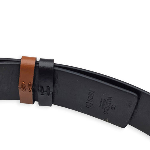 Garavani V Logo 75 Brown Belt in Calfskin Gold hardware CL2608-22787 3