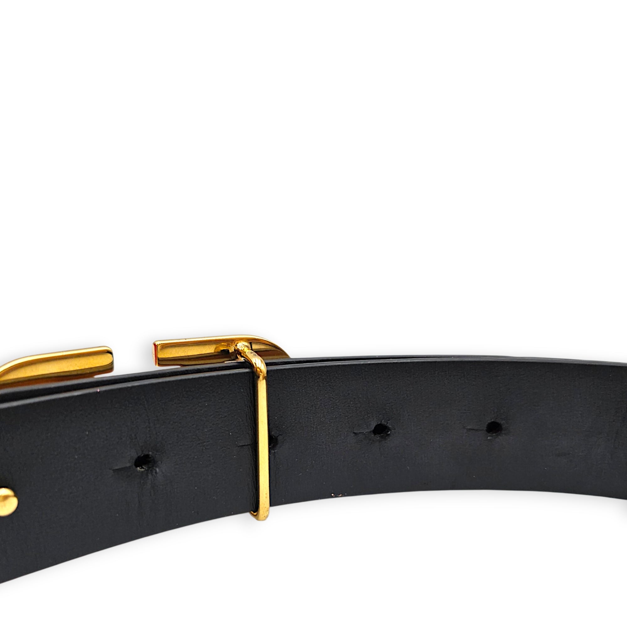 Garavani V Logo 75 Brown Belt in Calfskin Gold hardware CL2608-22787 5