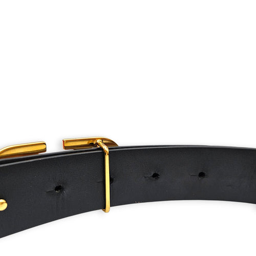 Garavani V Logo 75 Brown Belt in Calfskin Gold hardware CL2608-22787 5