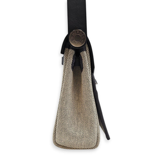 Herbag Mini Ardoise/Ecru-ardoise in Vache Hunter/Toile Palladium hardware CL2608-22792 4