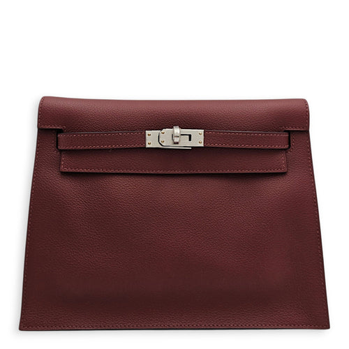 Kelly Danse II Rouge H in Evercolor Palladium hardware CL2608-22798 1