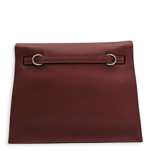 Kelly Danse II Rouge H in Evercolor Palladium hardware CL2608-22798 2