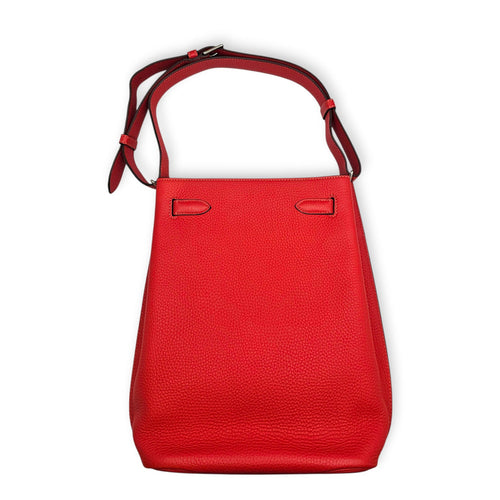 SoKelly 22 Rouge pivoine in Togo Palladium hardware CL2608-22799 2