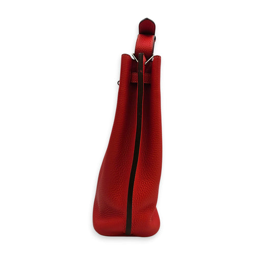 SoKelly 22 Rouge pivoine in Togo Palladium hardware CL2608-22799 3