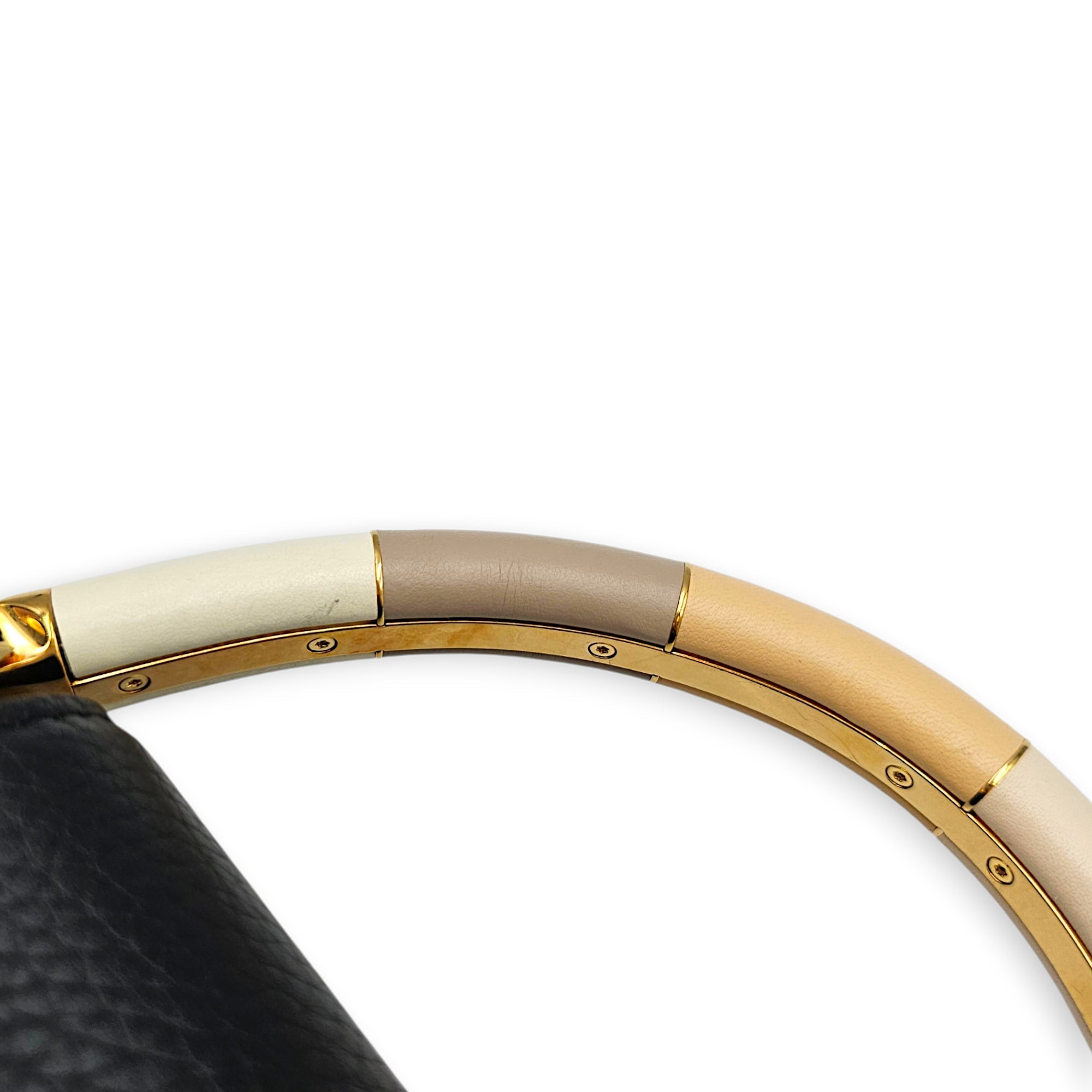 Capucines MM Black Top Handle Bag in Taurillon Leather Gold hardware CL2608-22800 9