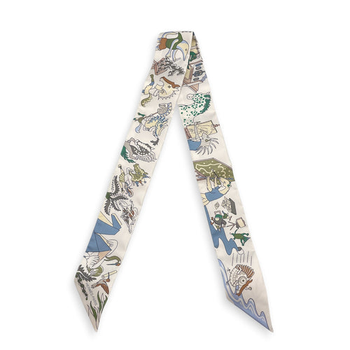 Academia Hippica  Blanc/Bleu Clair/Vert Twilly CL2608-22804 1