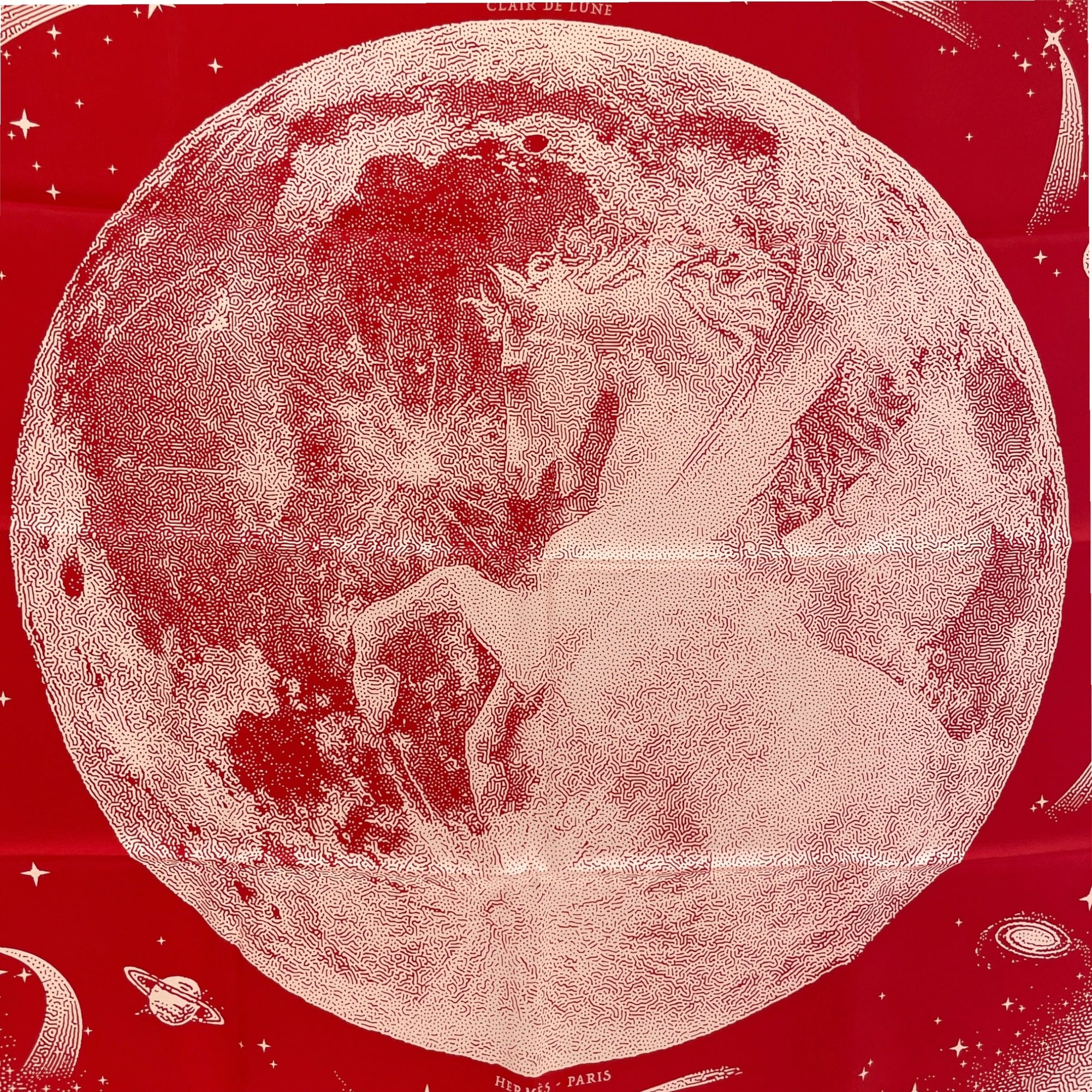 Clair de Lune  70 Rouge/Rose Scarf CL2608-22808 2