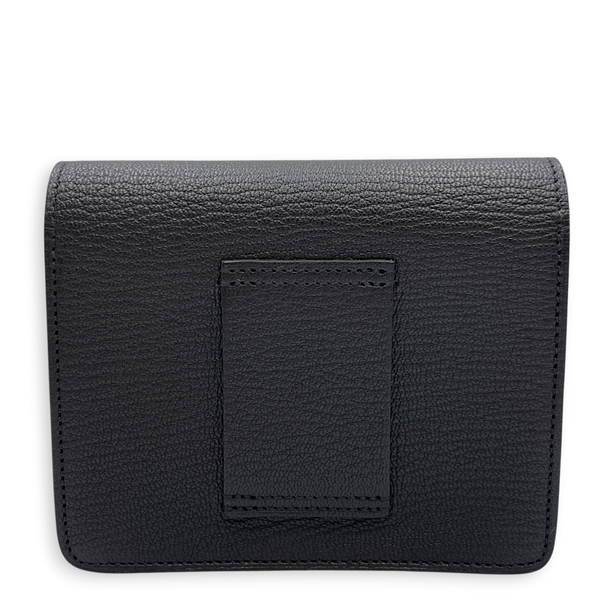 Roulis Slim Black Wallet in Chevre Mysore Permabrass hardware CL2608-22826 2