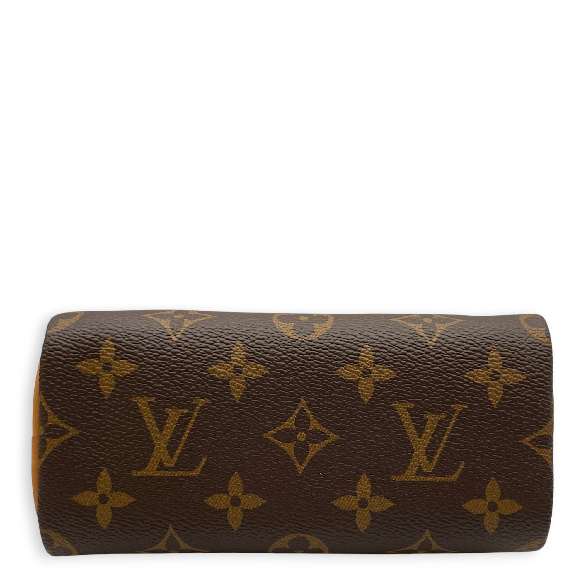 Nano speedy Brown Crossbody Bag in Canvas Gold hardware CL2608-22834 5