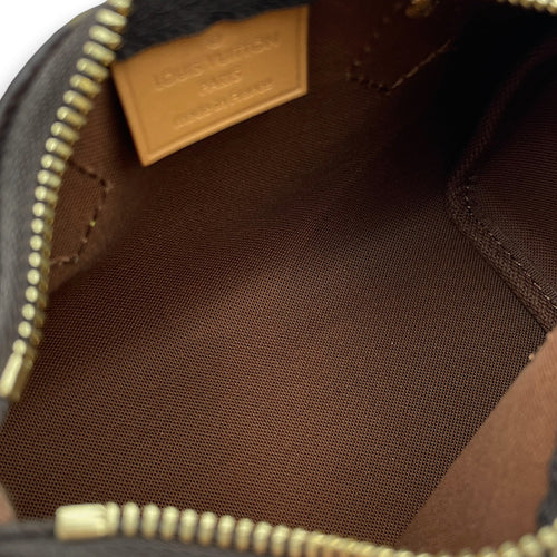 Nano speedy Brown Crossbody Bag in Canvas Gold hardware CL2608-22834 8