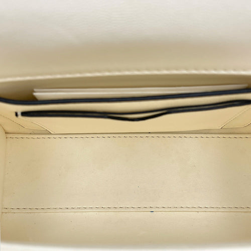 Garavani One Stud 18cm White Top Handle Bag in Nappa Leather Gold hardware CL2608-22835 6