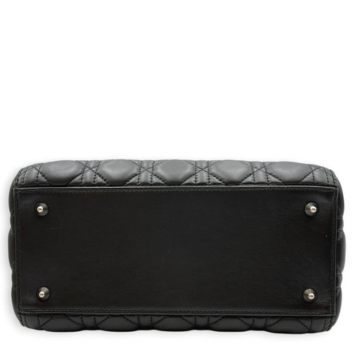 Lady Dior 25cm Black Shoulder Bag in Lambskin Silver hardware CL2608-22839 5