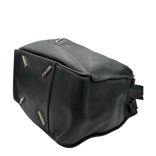 Hammock Large Black Shoulder Bag in Calfskin Silver hardware CL2608-22840 7