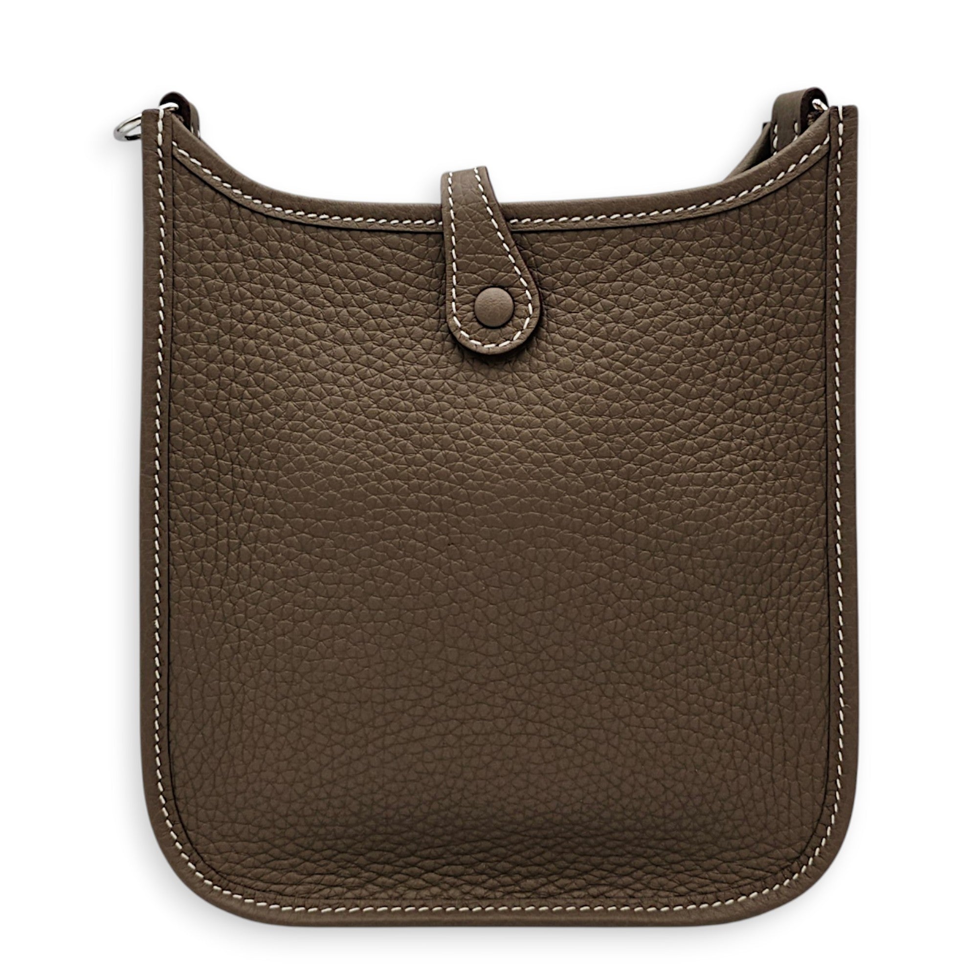 Evelyne Mini Etoupe in Clemence Palladium hardware CL2608-22848 2