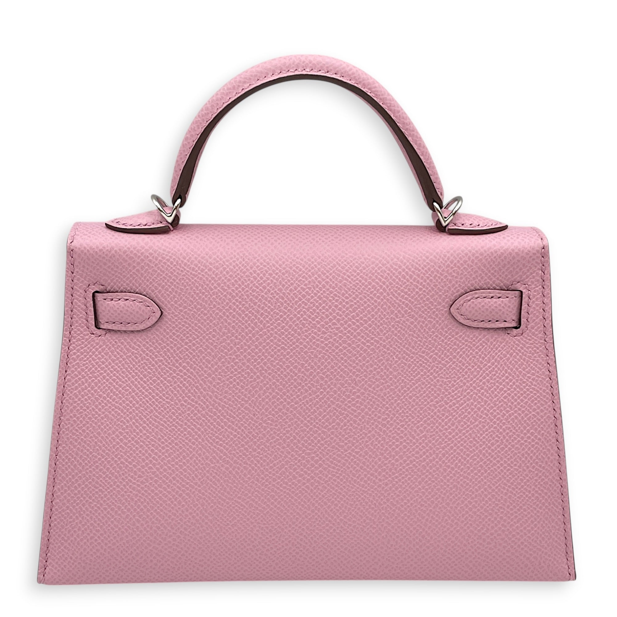 Sellier Kelly 20 Mauve Sylvestre in Epsom Palladium hardware CL2608-22860 2