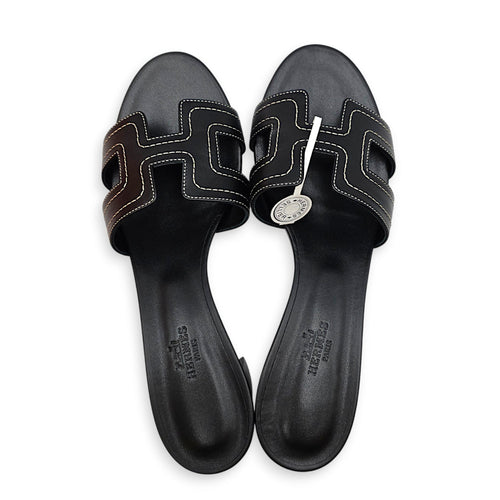 Oasis  39 Black Sandals in Calfskin CL2608-22862 1