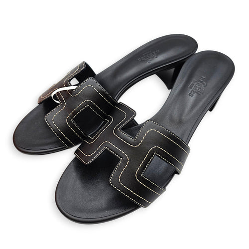 Oasis  39 Black Sandals in Calfskin CL2608-22862 2