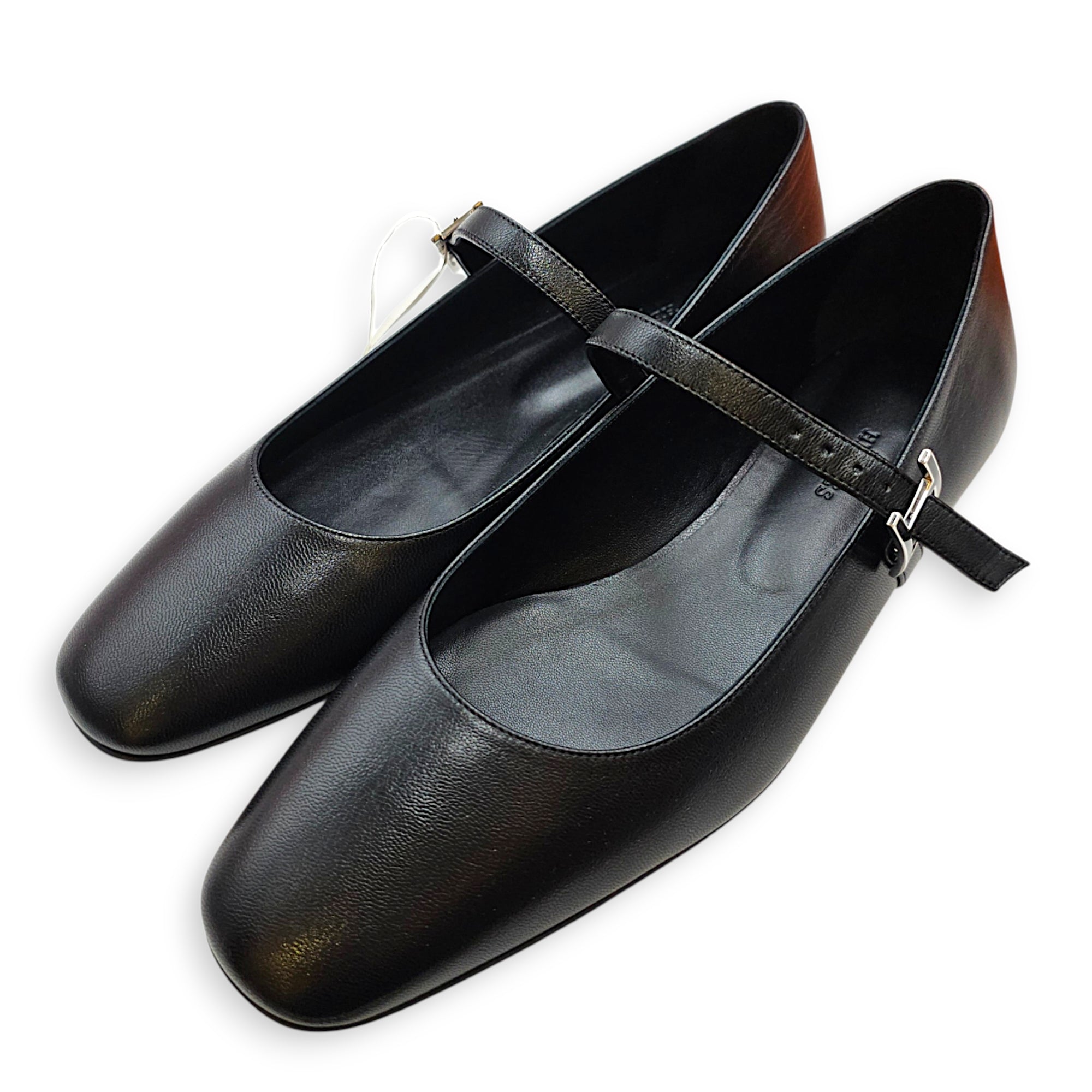 Jane ballet  39 Noir Flats in Goat Leather CL2608-22863 3
