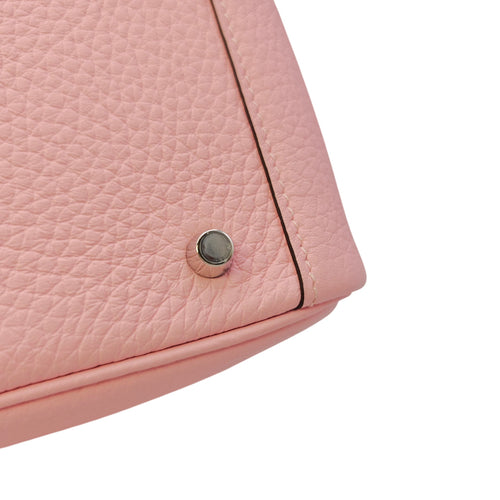 Lindy II Mini Rose Sakura in Clemence Palladium hardware