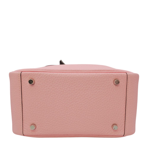 Lindy II Mini Rose Sakura in Clemence Palladium hardware