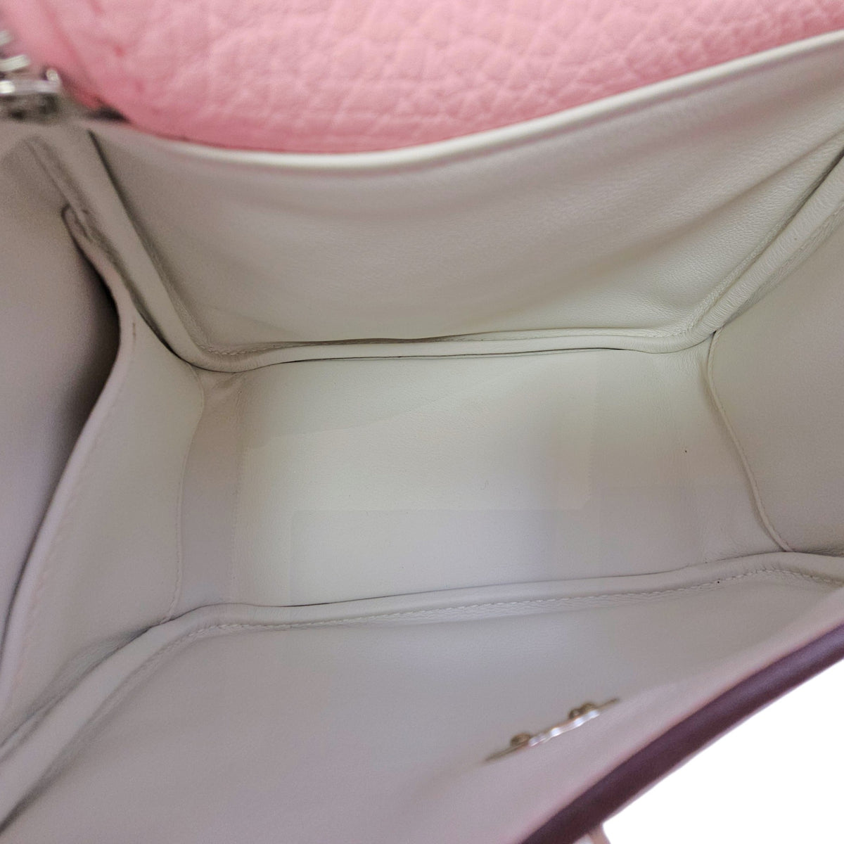 Lindy II Mini Rose Sakura in Clemence Palladium hardware