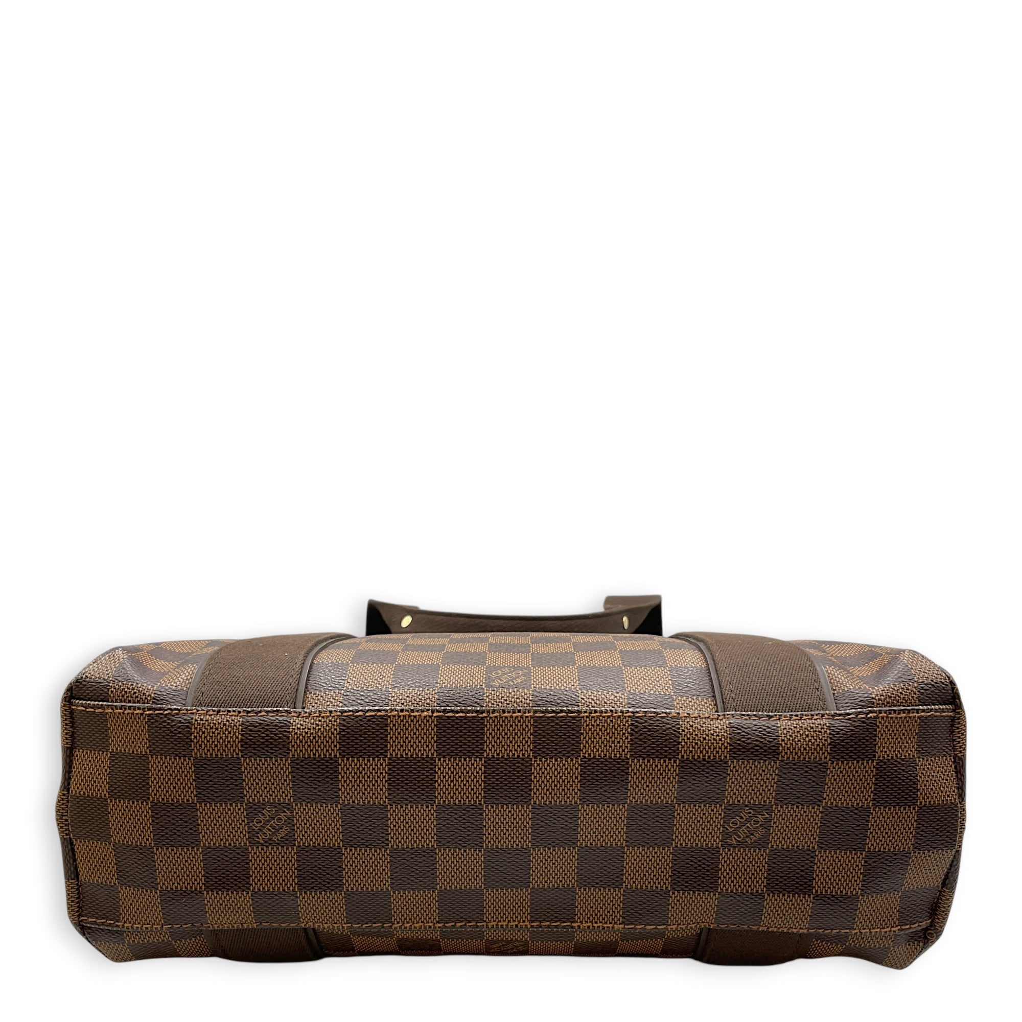 Damier Ebene Cabas Beaubourg Brown Shoulder Bag in Coated Canvas Gold hardware CL2608-22872 5