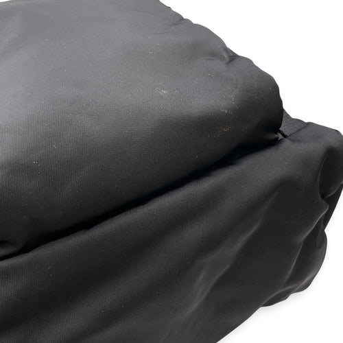 V135 Tessuto Black Backpack in Re-Nylon Silver hardware CL2608-22874 10