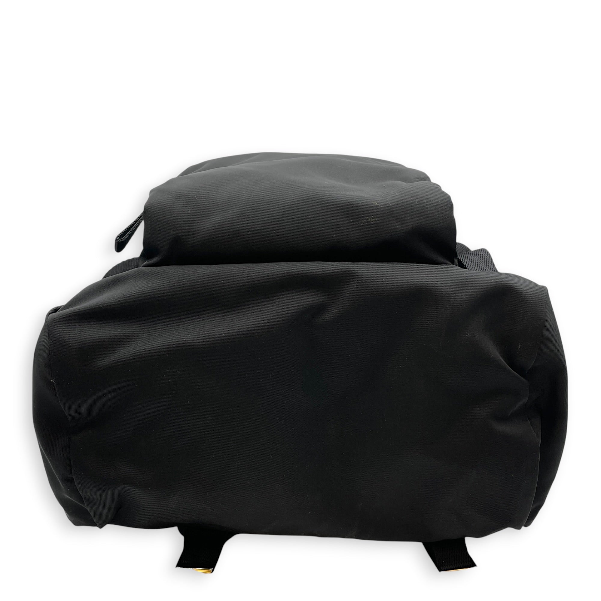 V135 Tessuto Black Backpack in Re-Nylon Silver hardware CL2608-22874 5