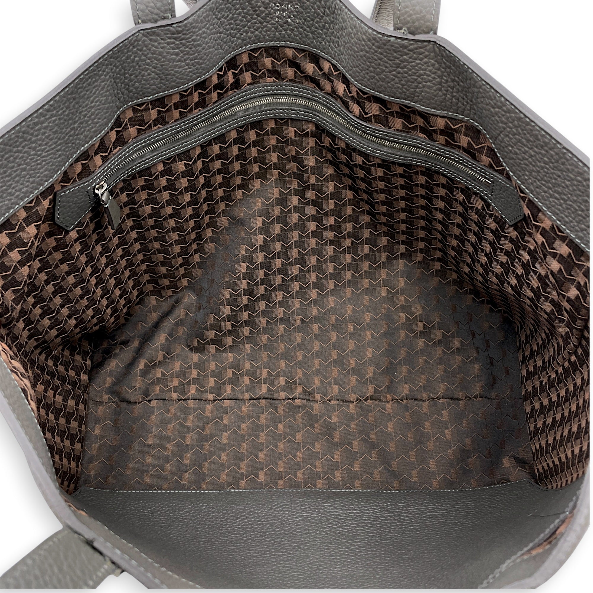 Duo 50cm Grey Tote Bag in Calfskin