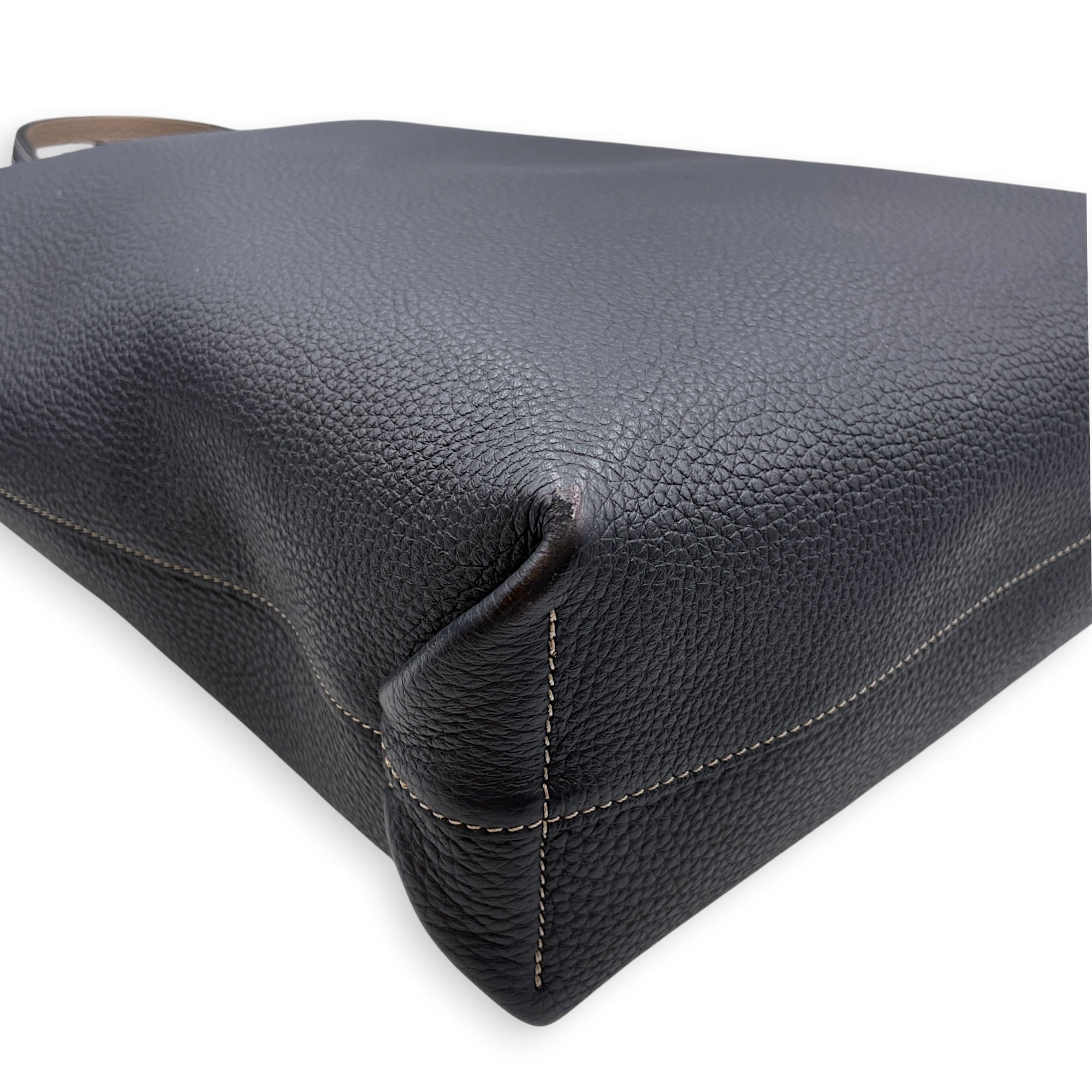 Paris Quattro Reversible 27cm  Black Tote Bag in Taurillon Leather Silver hardware CL2608-22880 6