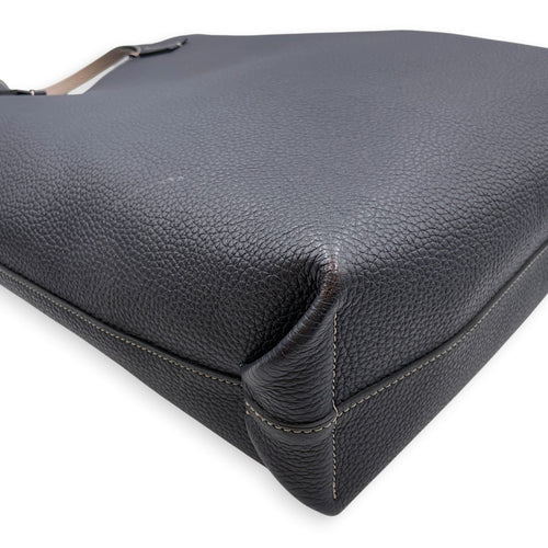 Paris Quattro Reversible 27cm  Black Tote Bag in Taurillon Leather Silver hardware CL2608-22880 8