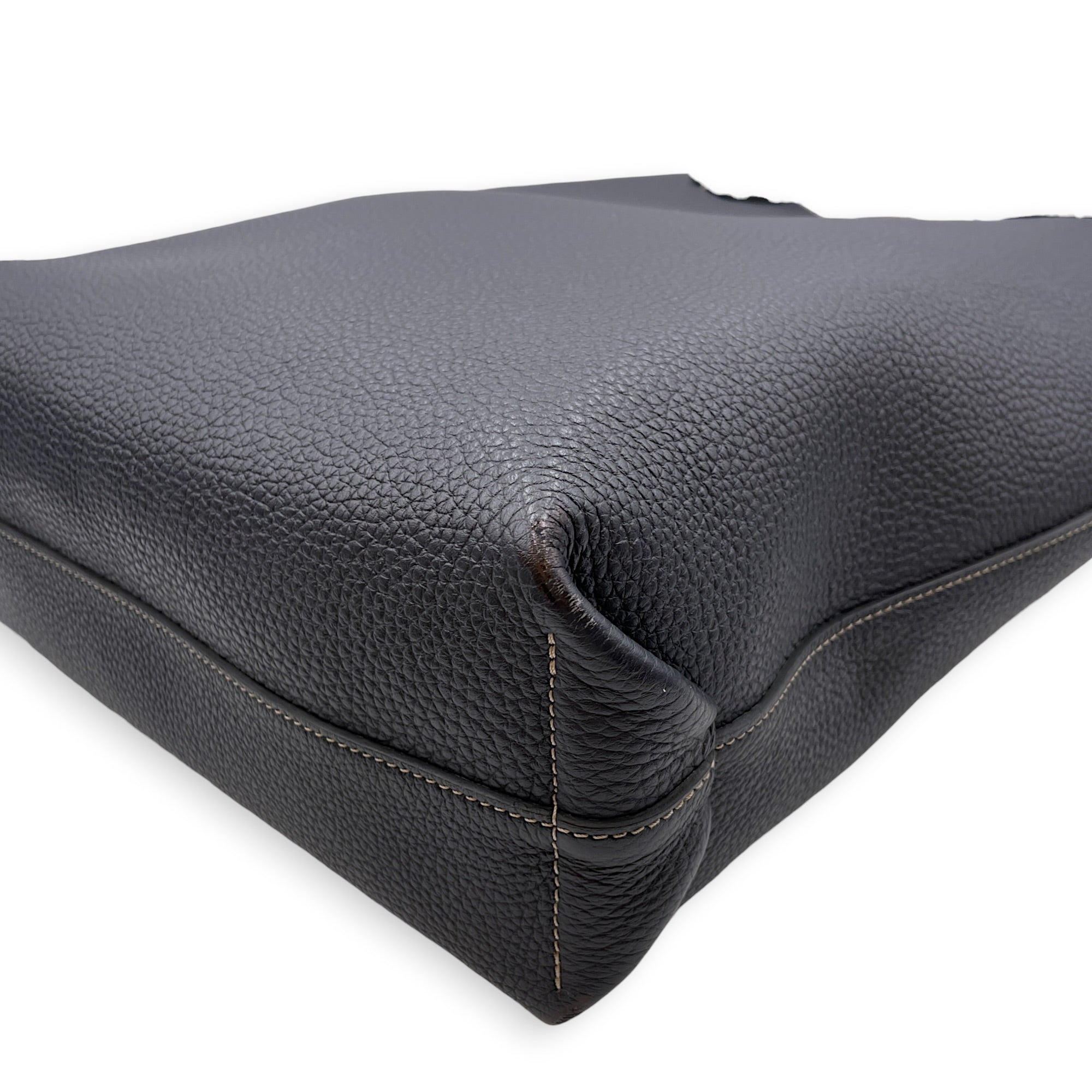 Paris Quattro Reversible 27cm  Black Tote Bag in Taurillon Leather Silver hardware CL2608-22880 9
