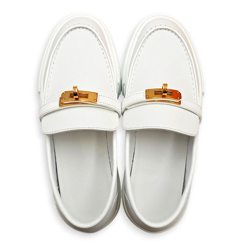 Game  36.5 Blanc Sneakers in Epsom Rose Gold hardware CL2608-22884 1