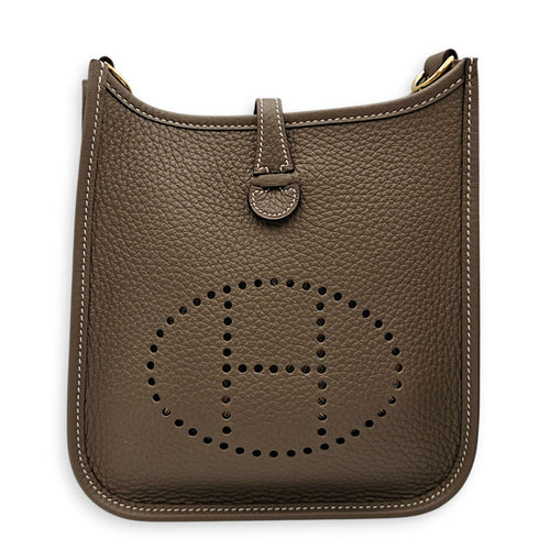 Evelyne Mini Etoupe in Clemence Gold hardware CL2608-22887 1