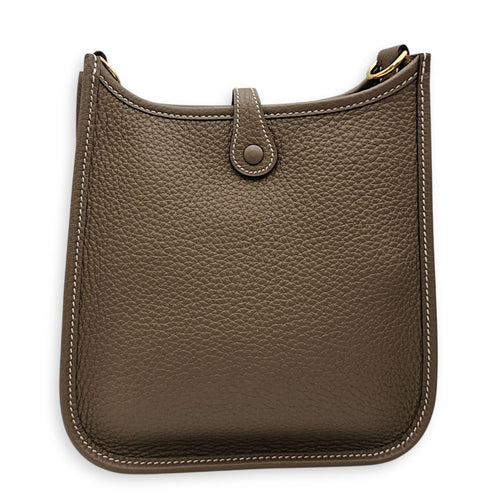 Evelyne Mini Etoupe in Clemence Gold hardware CL2608-22887 2