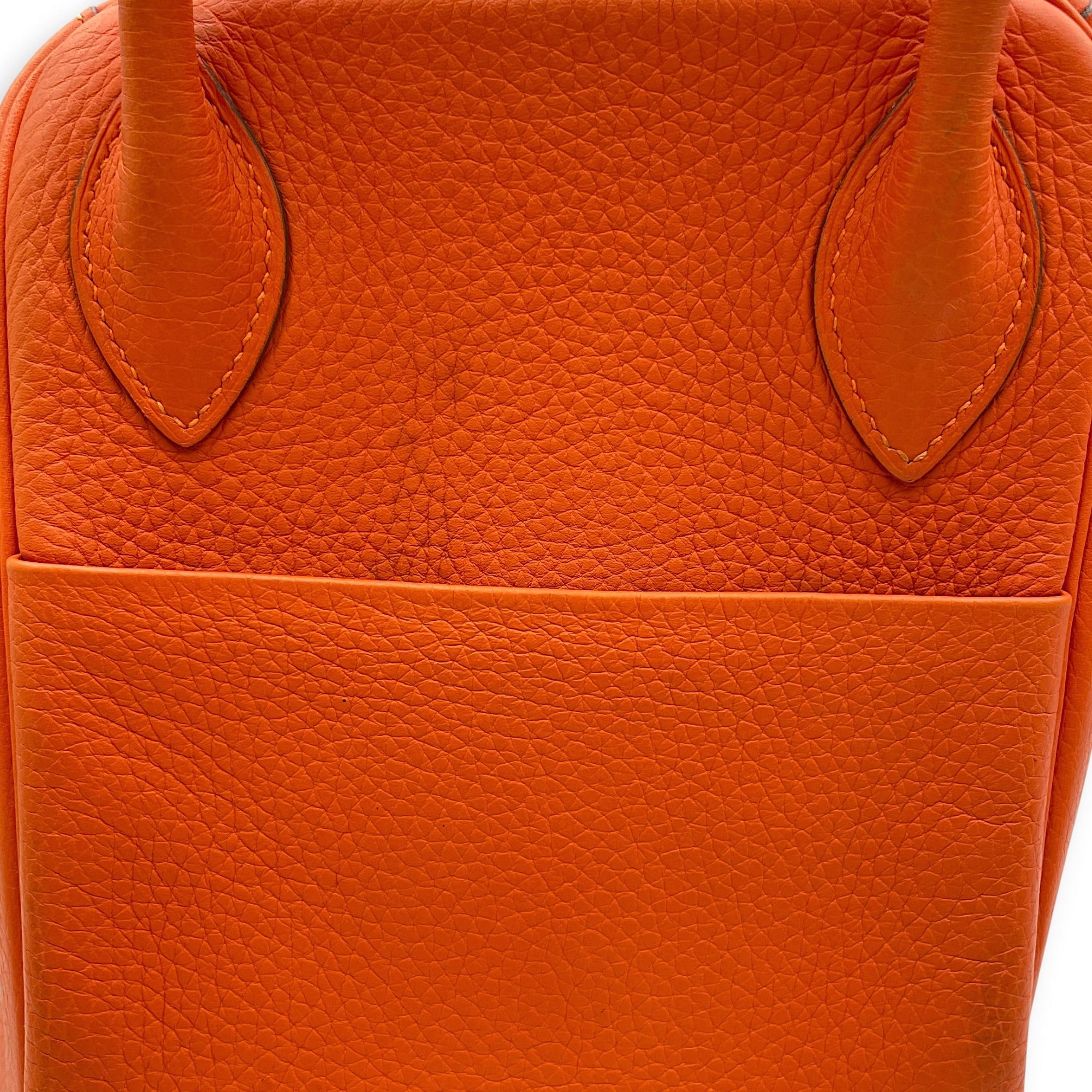 Lindy 34 Orange in Clemence Palladium hardware CL2608-22901 11