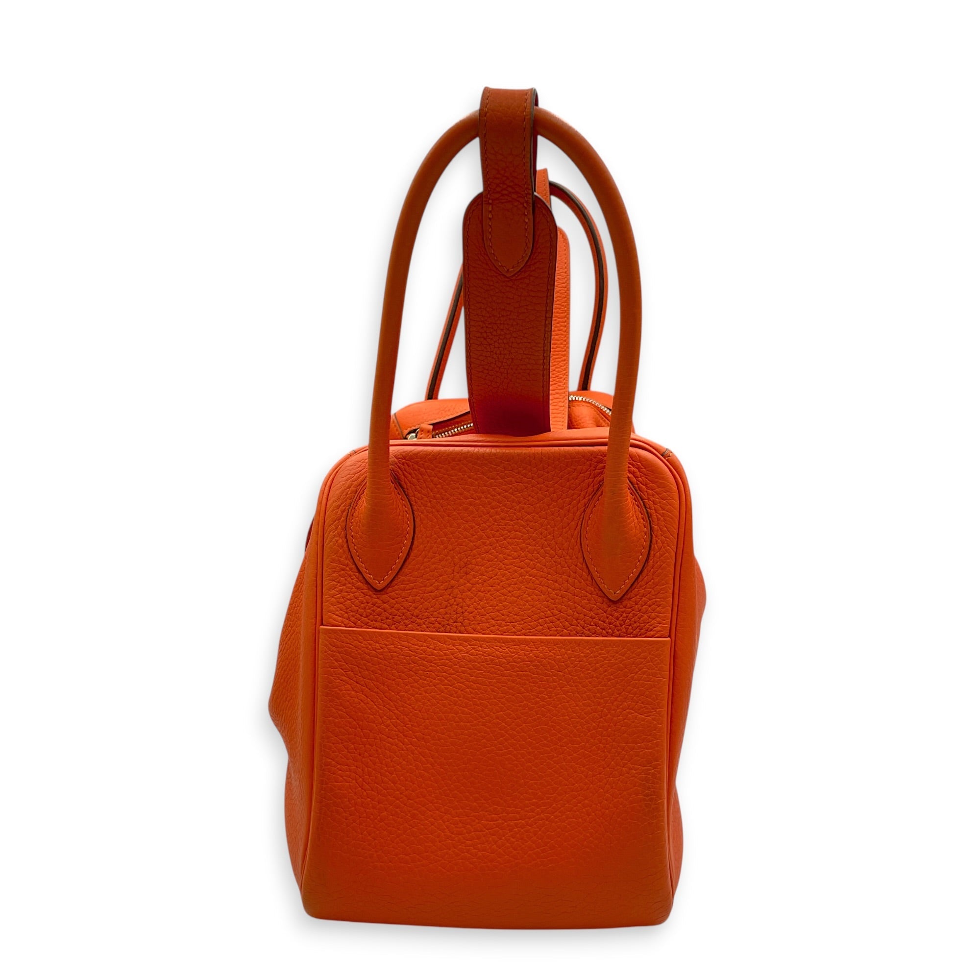 Lindy 34 Orange in Clemence Palladium hardware CL2608-22901 4