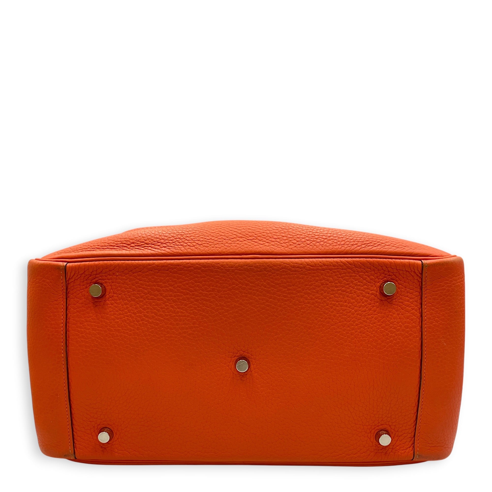 Lindy 34 Orange in Clemence Palladium hardware CL2608-22901 5