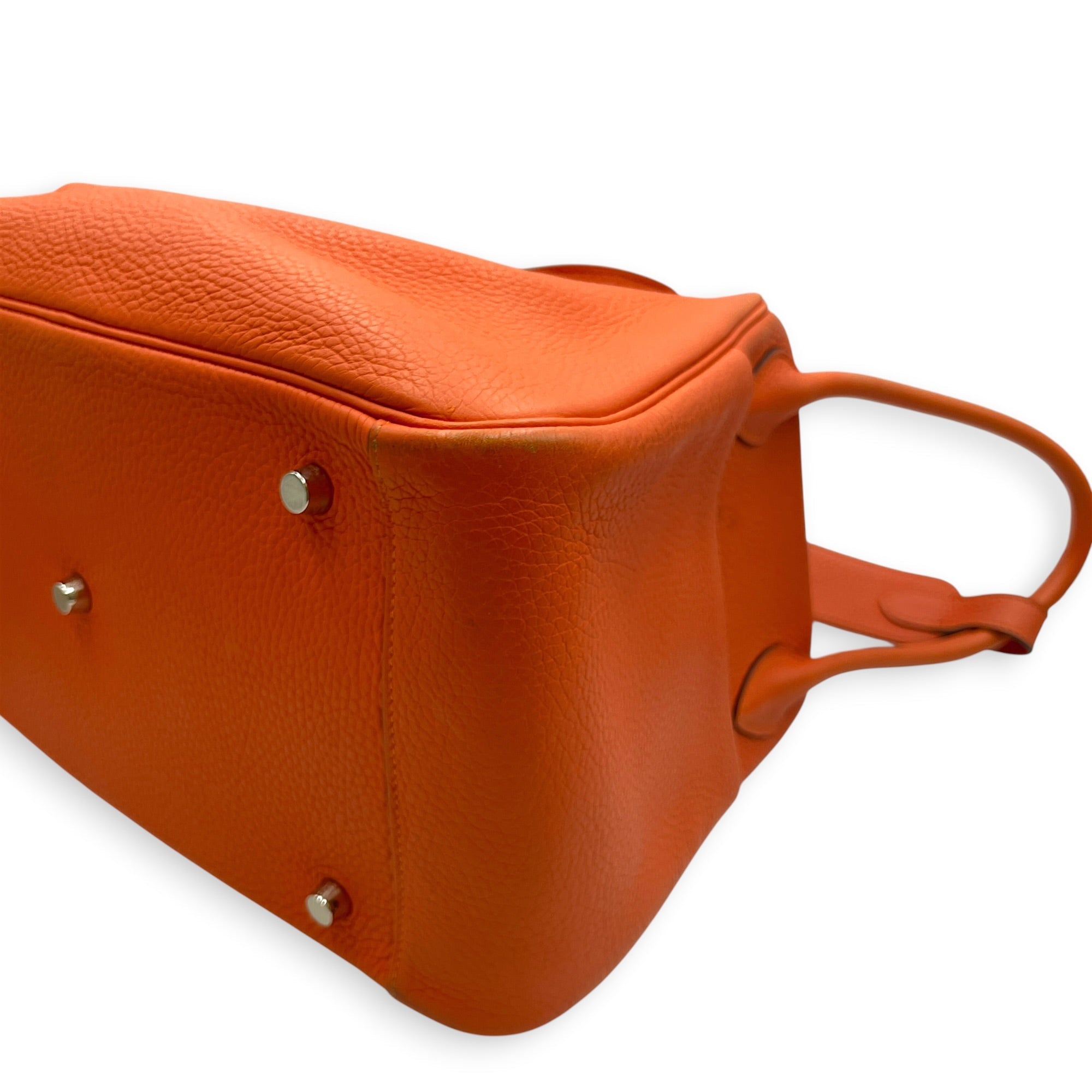 Lindy 34 Orange in Clemence Palladium hardware CL2608-22901 8