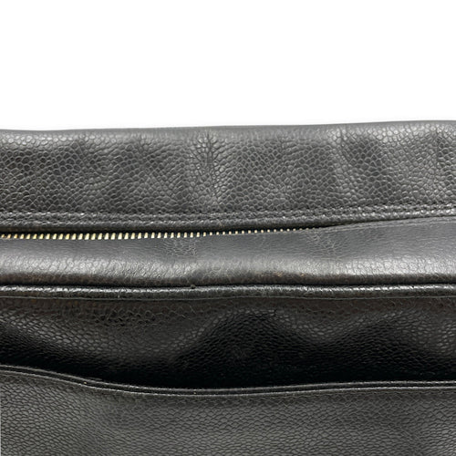 Vintage Triple CC 30cm Black Shoulder Bag in Caviar Leather Gold hardware CL2608-22904 10