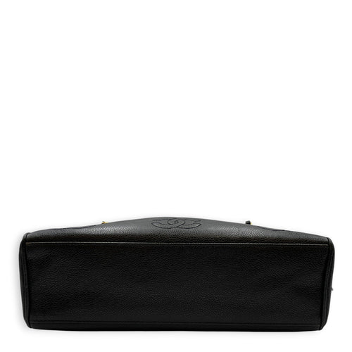 Vintage Triple CC 30cm Black Shoulder Bag in Caviar Leather Gold hardware CL2608-22904 5