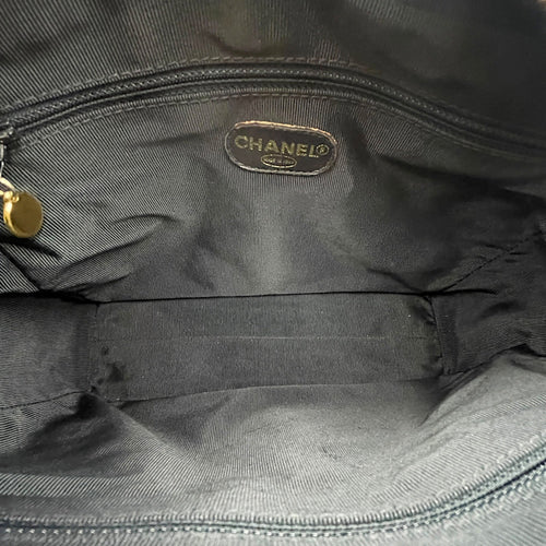 Vintage Triple CC 30cm Black Shoulder Bag in Caviar Leather Gold hardware CL2608-22904 6