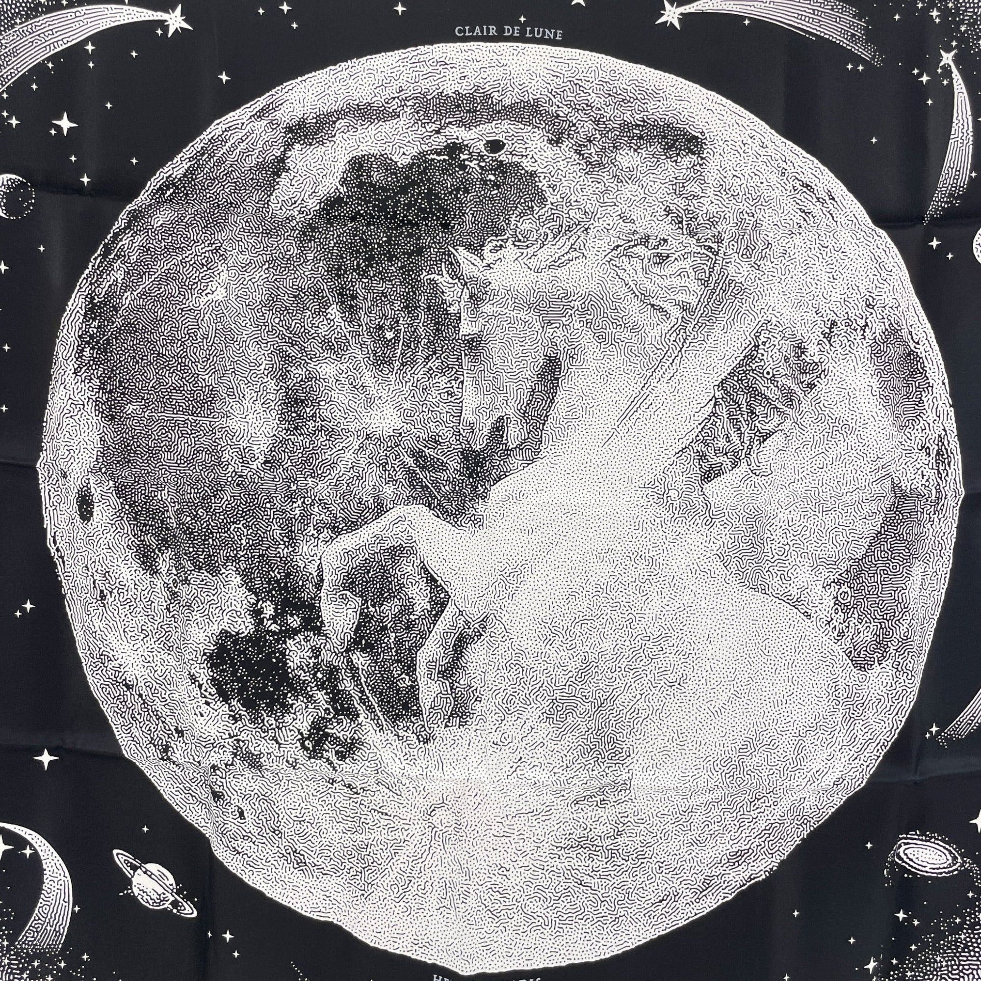 Clair de Lune  70 Noir/Blanc Scarf CL2608-22916 2