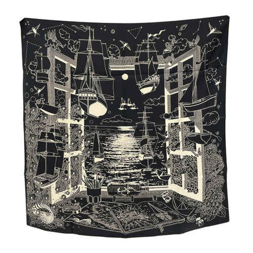 L'Esprit s'Envole  90 Noir/Ivoire Scarf CL2608-22917 1