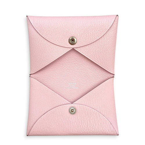 Calvi Rose Darling Card Holder in Chevre Mysore CL2608-22924 3