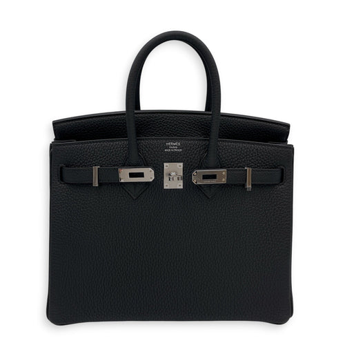 Birkin 25 Noir in Togo Palladium hardware CL2608-22931 1