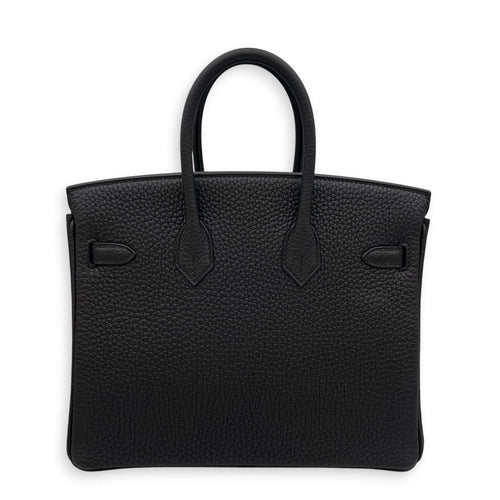 Birkin 25 Noir in Togo Palladium hardware CL2608-22931 2