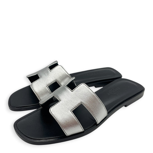 Oran 35 Argente Sandals in Goat Leather